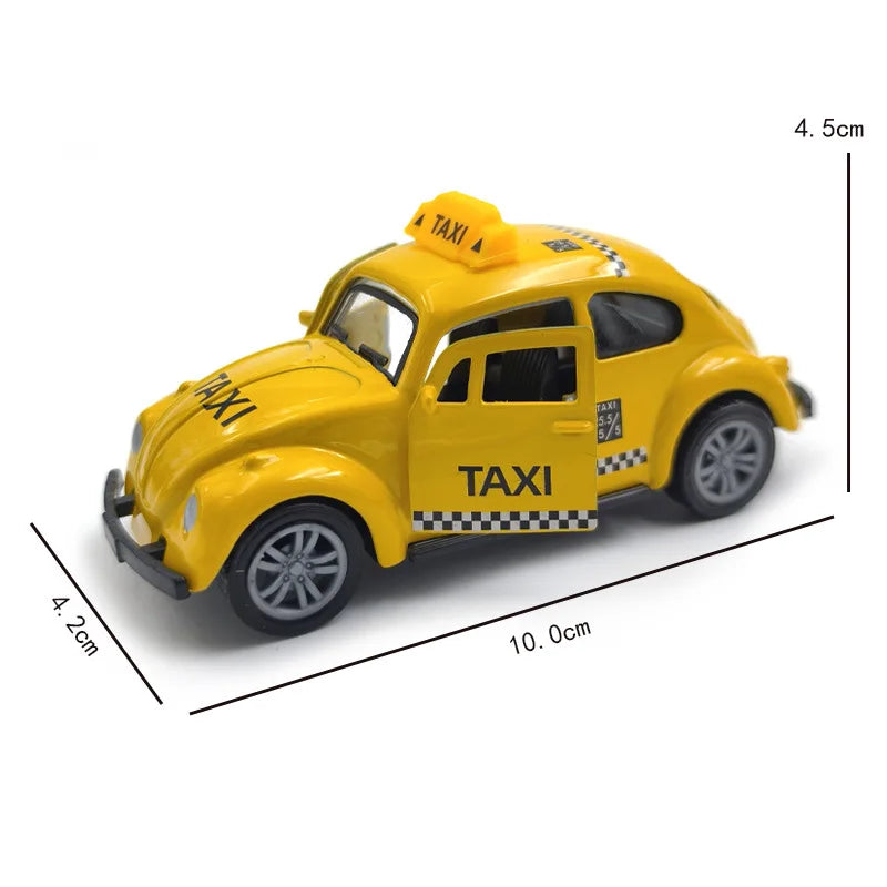 10 cm Metall-Käfer Auto-Rückzieh-Spielzeug (Pull-Black)
