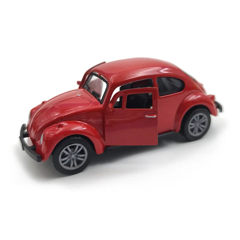 10 cm Metall-Käfer Auto-Rückzieh-Spielzeug (Pull-Black)