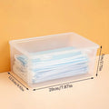 Transparente Aufbewahrungsbox für Masken & Kleinteile (2 Stück)
