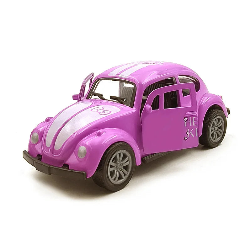 10 cm Metall-Käfer Auto-Rückzieh-Spielzeug (Pull-Black)