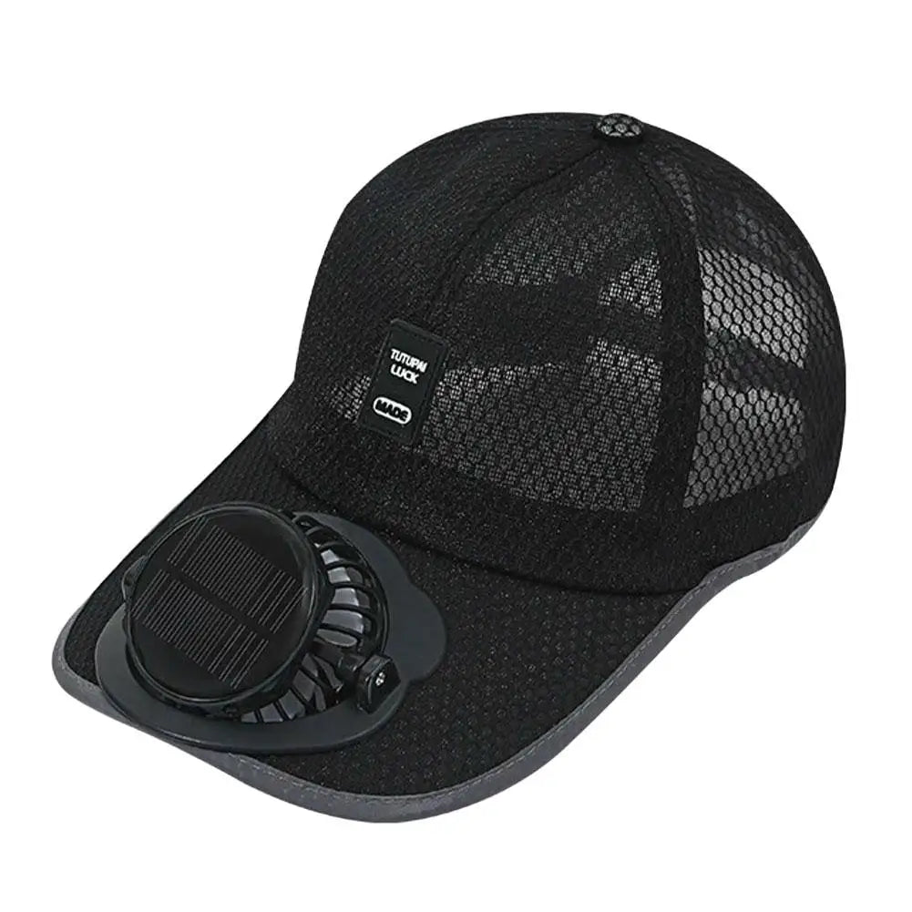 Sonnenkappe mit USB-Ventilator - Kühlende Cap für heiße Tage