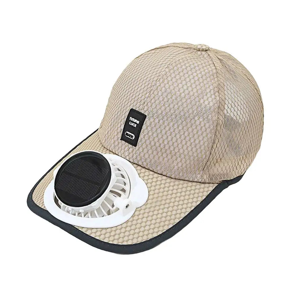 Sonnenkappe mit USB-Ventilator - Kühlende Cap für heiße Tage