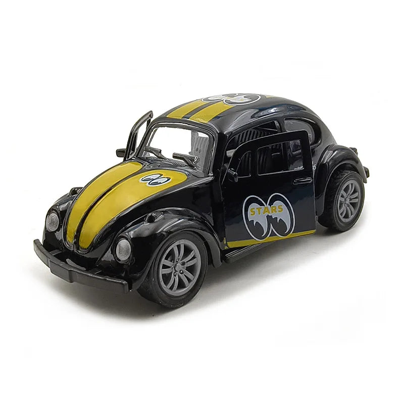 10 cm Metall-Käfer Auto-Rückzieh-Spielzeug (Pull-Black)