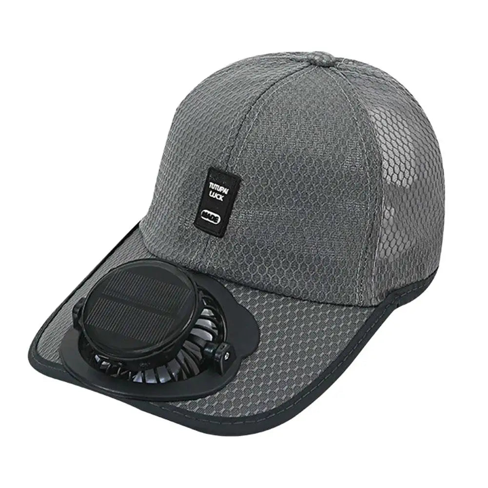 Sonnenkappe mit USB-Ventilator - Kühlende Cap für heiße Tage